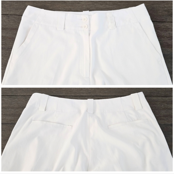 Nike Women's Petite White Golf Capri Pants, Size 6 - Picture 4 of 9